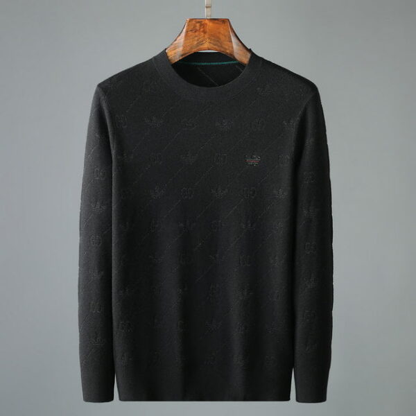 Gucci x Adidas Logo Sweatshirt Black For Men