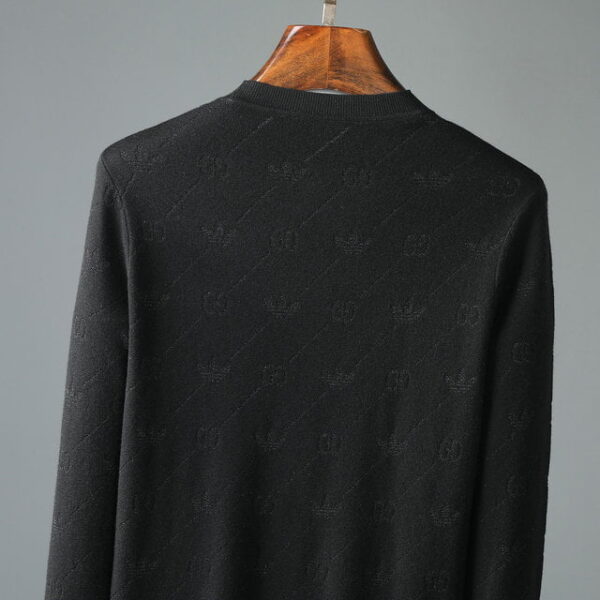 Gucci x Adidas Logo Sweatshirt Black For Men