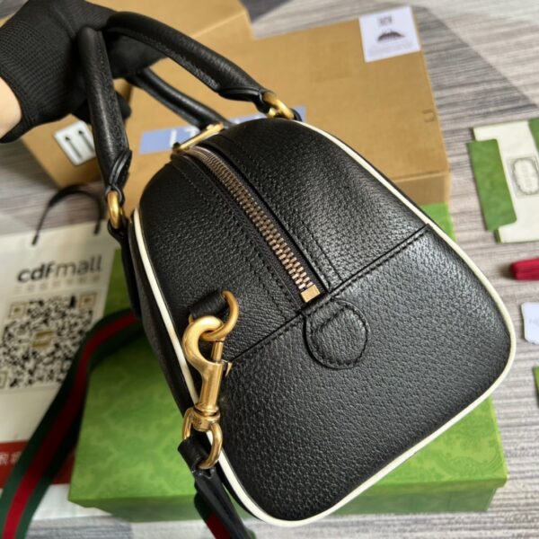 1:1 Replica Gucci x Adidas Mini Duffle Bag Black For Women, Women's Bags 12.4in/32cm GG 702397 U3ZCT 8726