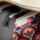 1:1 Replica Gucci x Adidas Mini Duffle Bag White For Women, Women's Bags 12.4in/32cm GG 702397 U3ZCT 8727