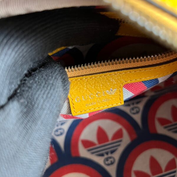 1:1 Replica Gucci x Adidas Mini Duffle Bag Yellow For Women, Women's Bags 12.4in/32cm GG