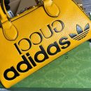 1:1 Replica Gucci x Adidas Mini Duffle Bag Yellow For Women, Women's Bags 12.4in/32cm GG
