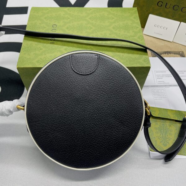 1:1 Replica Gucci x Adidas Ophidia Shoulder Bag Black For Women, Women's Bags 8.6in/22cm GG