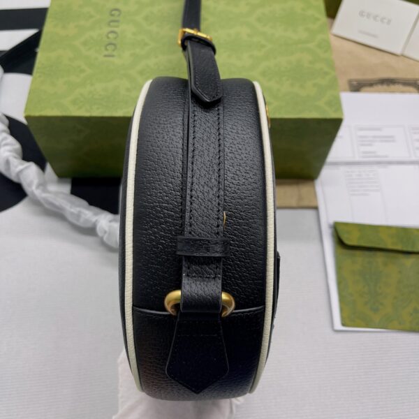 1:1 Replica Gucci x Adidas Ophidia Shoulder Bag Black For Women, Women's Bags 8.6in/22cm GG