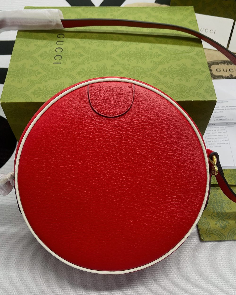 1:1 Replica Gucci x Adidas Ophidia Shoulder Bag Red For Women, Women's Bags 8.6in/22cm GG 702626 DJ24T 6484