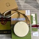 1:1 Replica Gucci x Adidas Ophidia Shoulder Bag White For Women, Women's Bags 8.6in/22cm GG 702626 DJ24T 8847