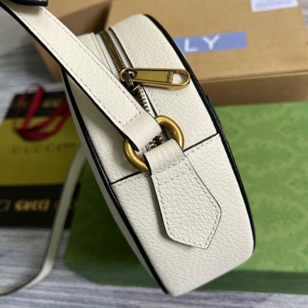 1:1 Replica Gucci x Adidas Ophidia Shoulder Bag White For Women, Women's Bags 8.6in/22cm GG 702626 DJ24T 8847