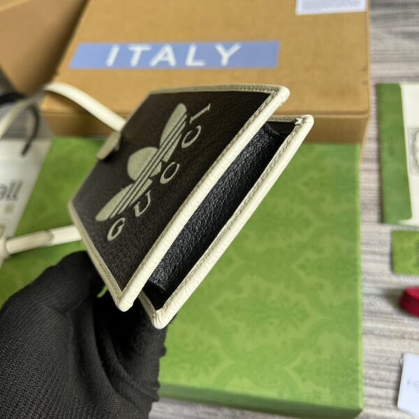 1:1 Replica Gucci x Adidas Phone Case Black For Women, Women's Bags 7.3in/18cm GG‎