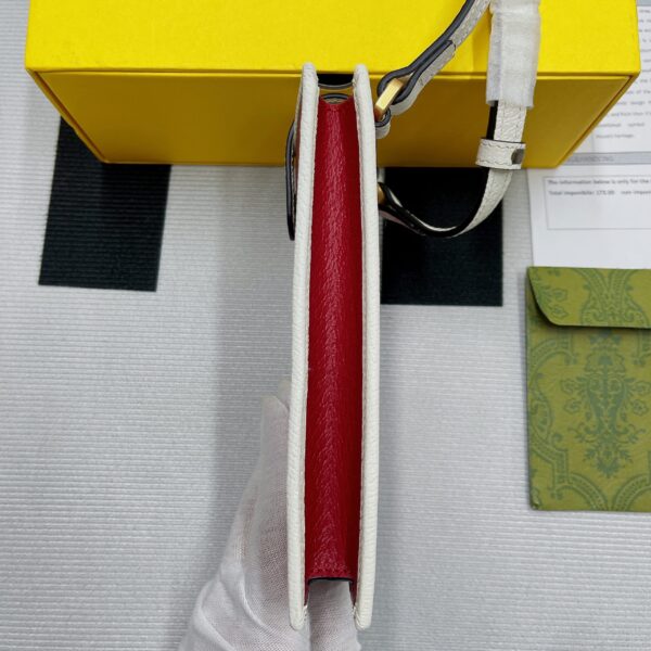 1:1 Replica Gucci x Adidas Phone Case Red For Women, Women's Bags 7.3in/18cm GG‎ ‎702203 UZ3BT 6484