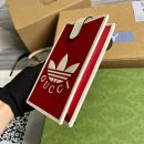 1:1 Replica Gucci x Adidas Phone Case Red For Women, Women's Bags 7.3in/18cm GG‎ ‎702203 UZ3BT 6484