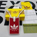 1:1 Replica Gucci x Adidas Phone Case Red For Women, Women's Bags 7.3in/18cm GG‎ ‎702203 UZ3BT 6484