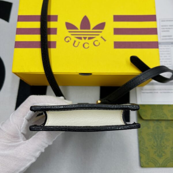 1:1 Replica Gucci x Adidas Phone Case White For Women, Women's Bags 7.3in/18cm GG‎