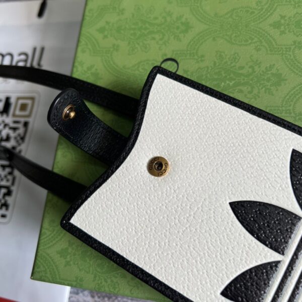1:1 Replica Gucci x Adidas Phone Case White For Women, Women's Bags 7.3in/18cm GG‎