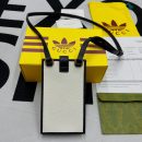 1:1 Replica Gucci x Adidas Phone Case White For Women, Women's Bags 7.3in/18cm GG‎