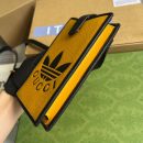 1:1 Replica Gucci x Adidas Phone Case Yellow For Women, Women's Bags 7.3in/18cm GG‎