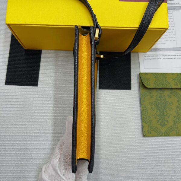 1:1 Replica Gucci x Adidas Phone Case Yellow For Women, Women's Bags 7.3in/18cm GG‎