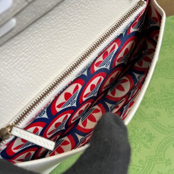 1:1 Replica Gucci x Adidas Wallet With Chain Red For Women, Women's Bags 7.5in/19cm GG 621892 UZ3BG 6484