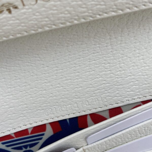 1:1 Replica Gucci x Adidas Wallet With Chain Red For Women, Women's Bags 7.5in/19cm GG 621892 UZ3BG 6484
