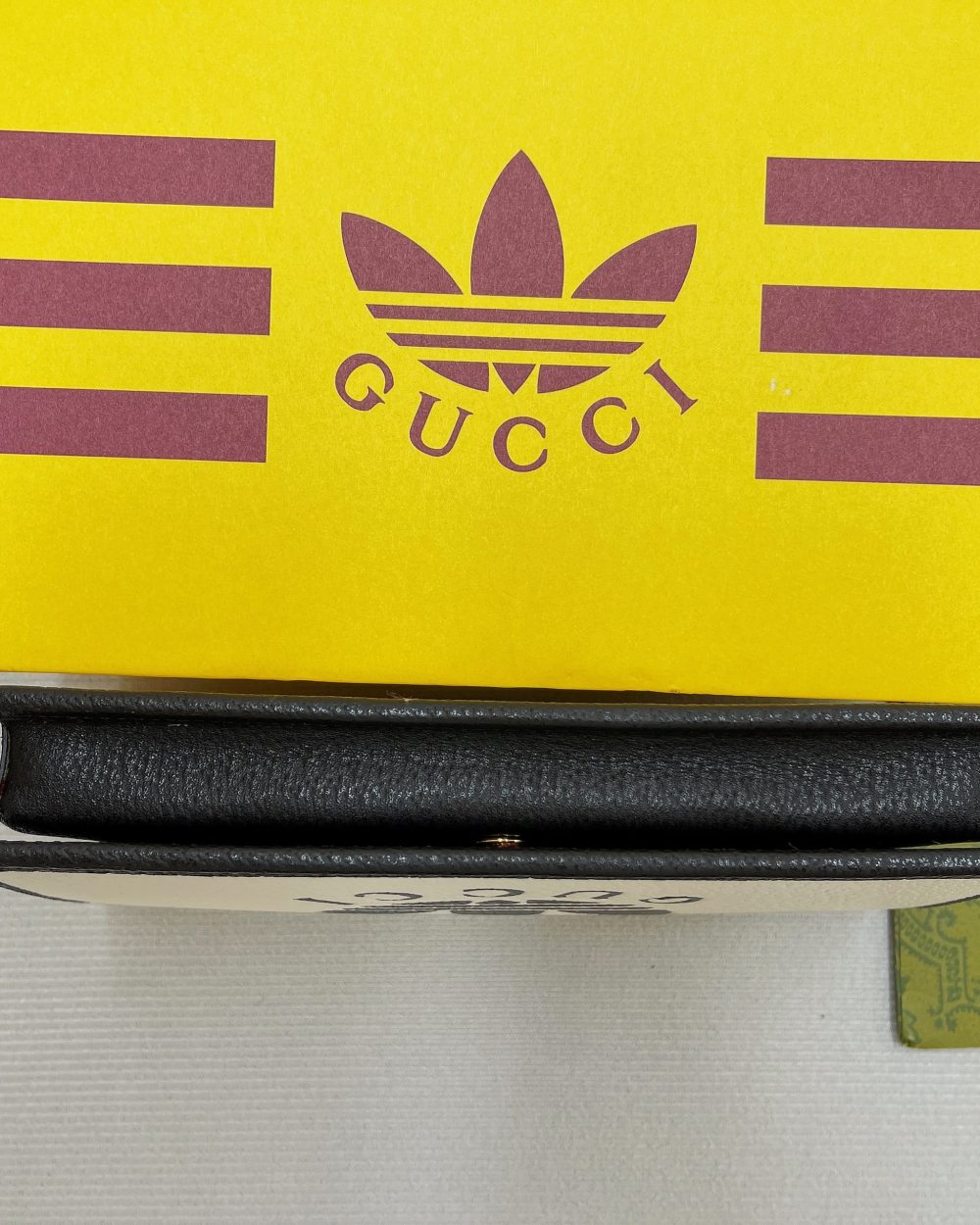 1:1 Replica Gucci x Adidas Wallet With Chain White For Women, Women's Bags 7.5in/19cm GG 621892 UZ3BG 8847