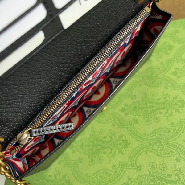 1:1 Replica Gucci x Adidas Wallet With Chain White For Women, Women's Bags 7.5in/19cm GG 621892 UZ3BG 8847