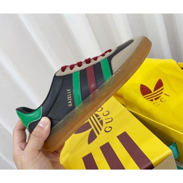 Gucci x Adidas Women's Gazelle Sneaker Black For Women ‎726487 AAA43 9549