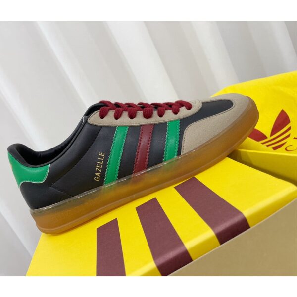 Gucci x Adidas Women's Gazelle Sneaker Black For Women ‎726487 AAA43 9549