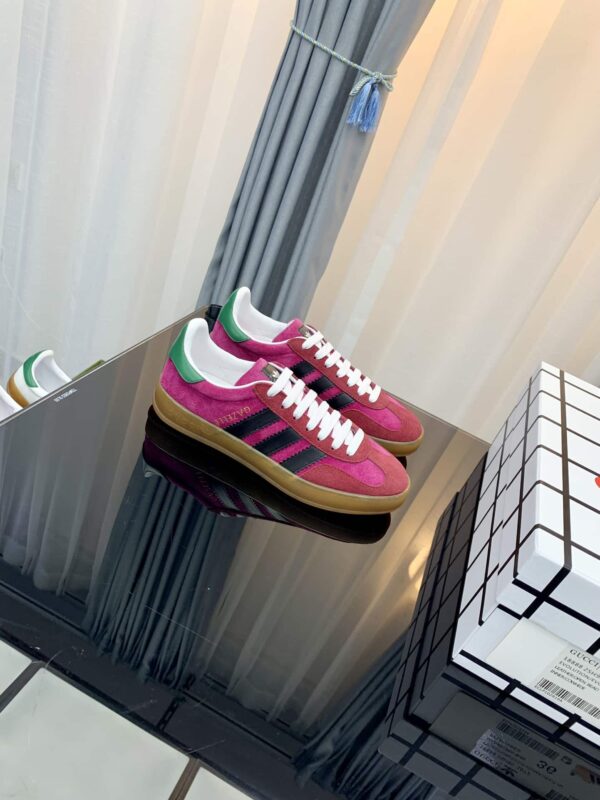 Gucci x Adidas Women's Gazelle Sneaker Pink For Women GG