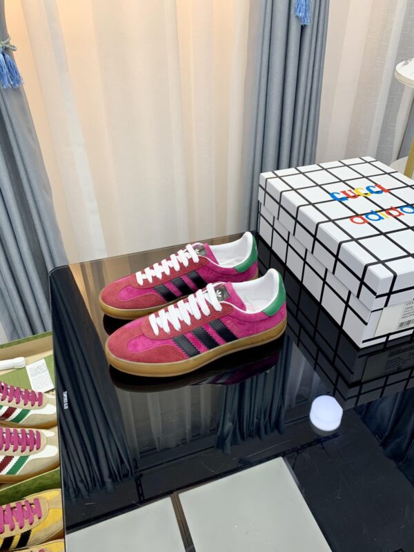 Gucci x Adidas Women's Gazelle Sneaker Pink For Women GG