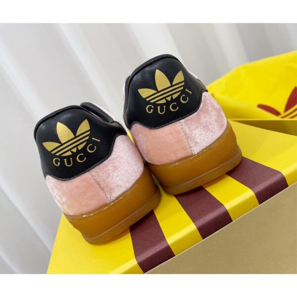 Gucci x Adidas Women's Gazelle Sneaker Pink Velvet For Women ‎707864 9STU0 5960