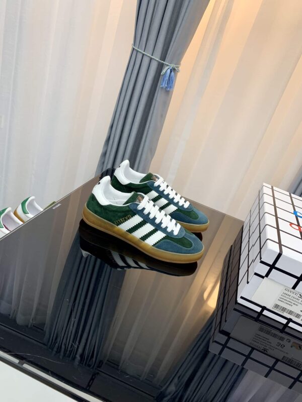 Gucci x Adidas Women's Gazelle Sneaker Purple/Brown For Women GG
