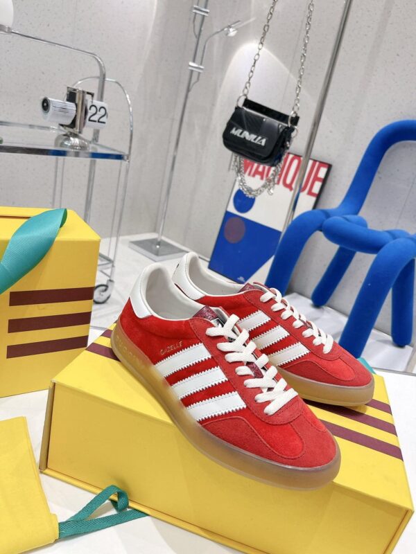 Gucci x Adidas Women's Gazelle Sneaker Red For Women GG