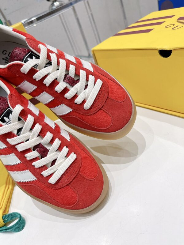 Gucci x Adidas Women's Gazelle Sneaker Red For Women GG