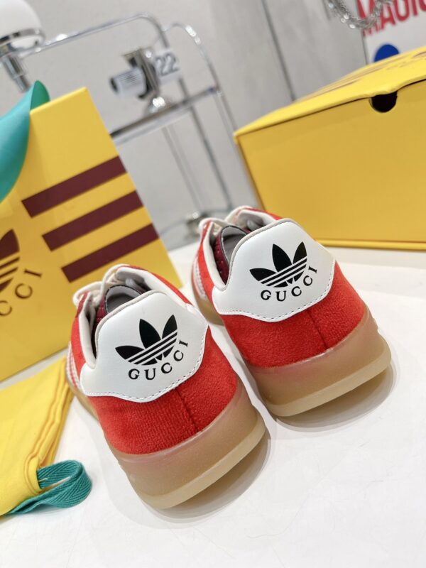 Gucci x Adidas Women's Gazelle Sneaker Red For Women GG