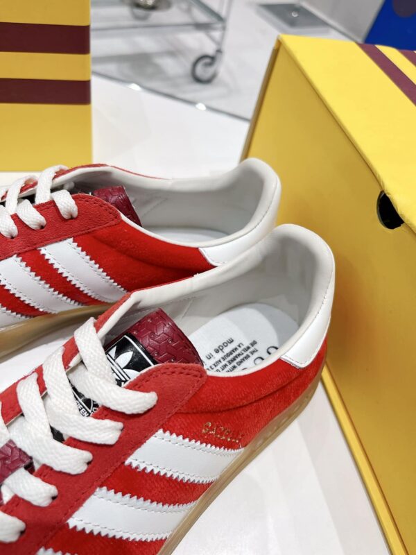 Gucci x Adidas Women's Gazelle Sneaker Red For Women GG