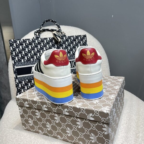 Gucci x Adidas Women's GG Gazelle Sneaker White For Women GG