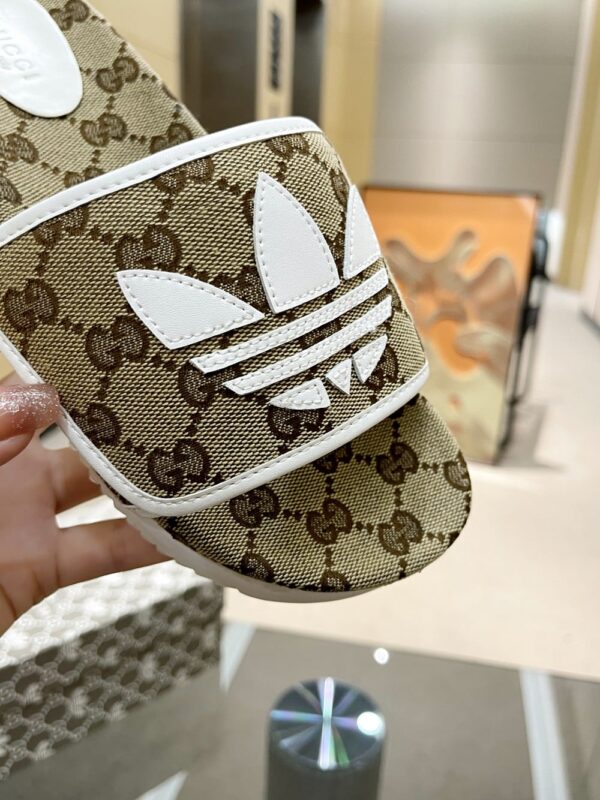Gucci x Adidas Women's GG Platform Sandal Beige For Women GG
