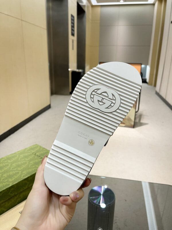 Gucci x Adidas Women's GG Platform Sandal Grey For Women GG