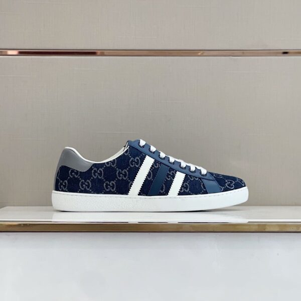 Gucci x Adidas Women's GG Sneakers Blue For Women 707861