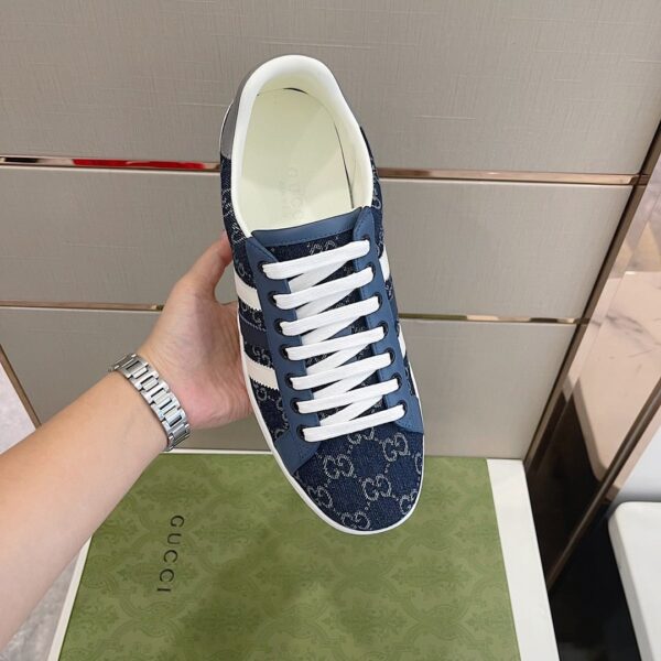 Gucci x Adidas Women's GG Sneakers Blue For Women 707861