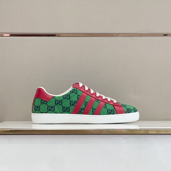 Gucci x Adidas Women's GG Sneakers Green Red For Women 707861