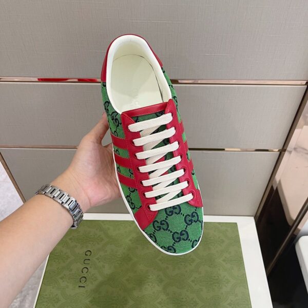 Gucci x Adidas Women's GG Sneakers Green Red For Women 707861