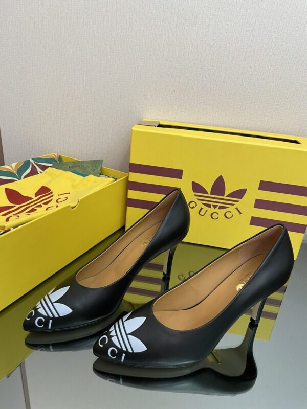 Gucci x Adidas Women's Trefoil Pump Black For Women GG