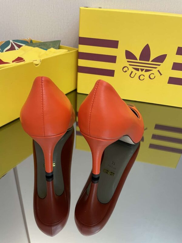 Gucci x Adidas Women's Trefoil Pump Orange For Women GG 702213 C9D00 7519