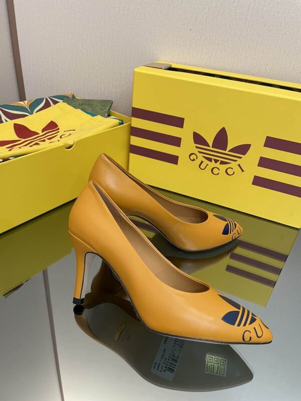 Gucci x Adidas Women's Trefoil Pump Orange For Women GG