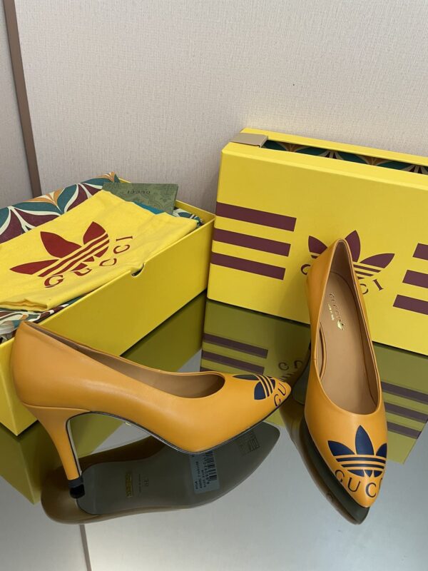 Gucci x Adidas Women's Trefoil Pump Orange For Women GG