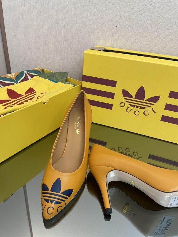 Gucci x Adidas Women's Trefoil Pump Orange For Women GG