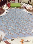 Gucci x Balenciaga in Blue Square Scarf 90cm/35in 