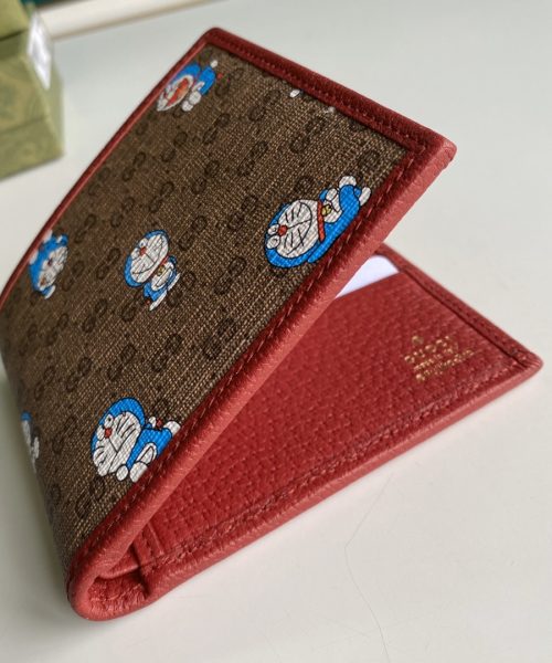 1:1 Replica Gucci x Doraemon Bi-Fold Wallet For Men, Men's Wallets 11cm/4.3in GG