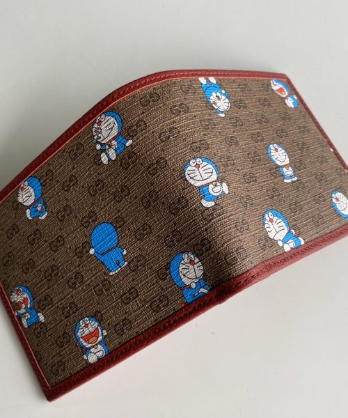1:1 Replica Gucci x Doraemon Bi-Fold Wallet For Men, Men's Wallets 11cm/4.3in GG