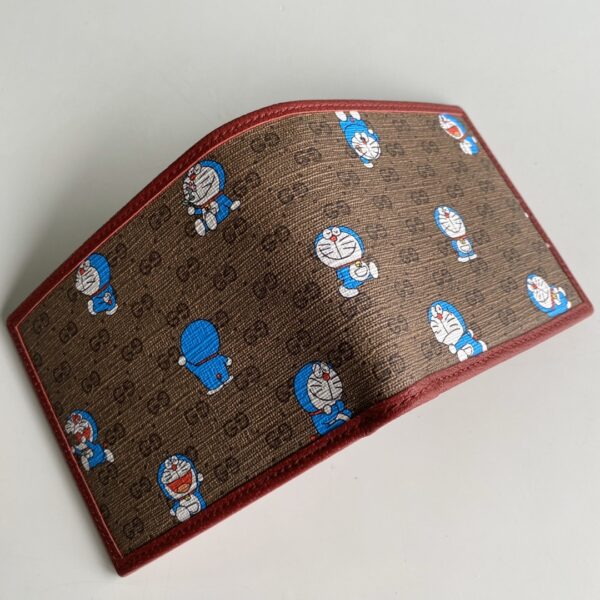 Gucci x Doraemon Bi-Fold Wallet For Men, Men's Wallets 11cm/4.3in GG